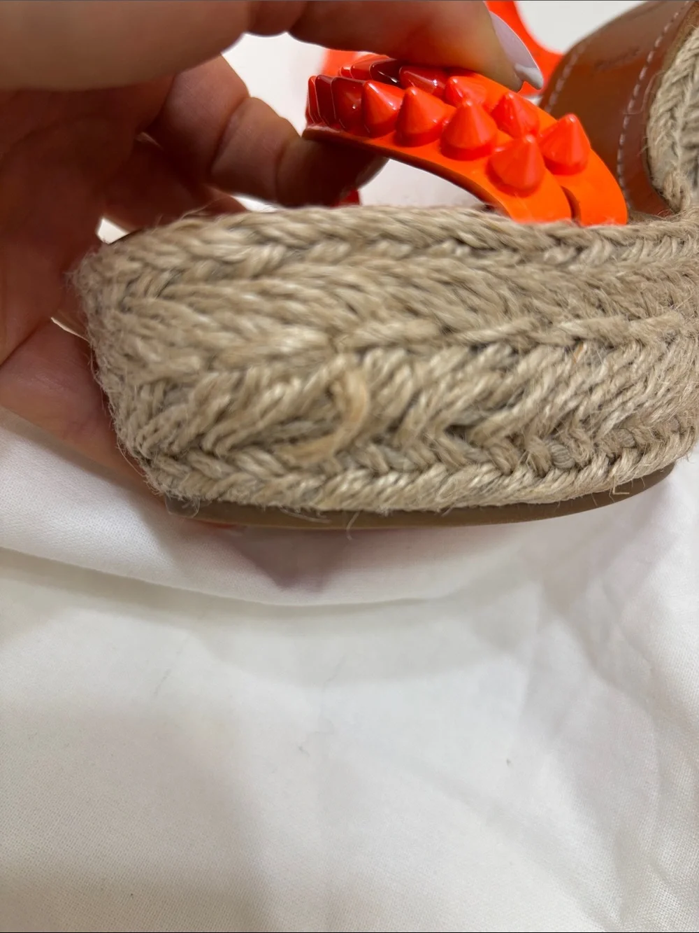 🧡 Christian Louboutin Pyraclou 110mm Espadrille Wedge Sandals